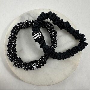 Slip Pure 100% Silk Skinny Scrunchies | Set of 2